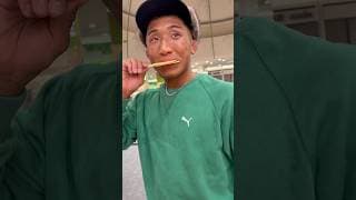 ねり飴を食べる相本#相本クッキング